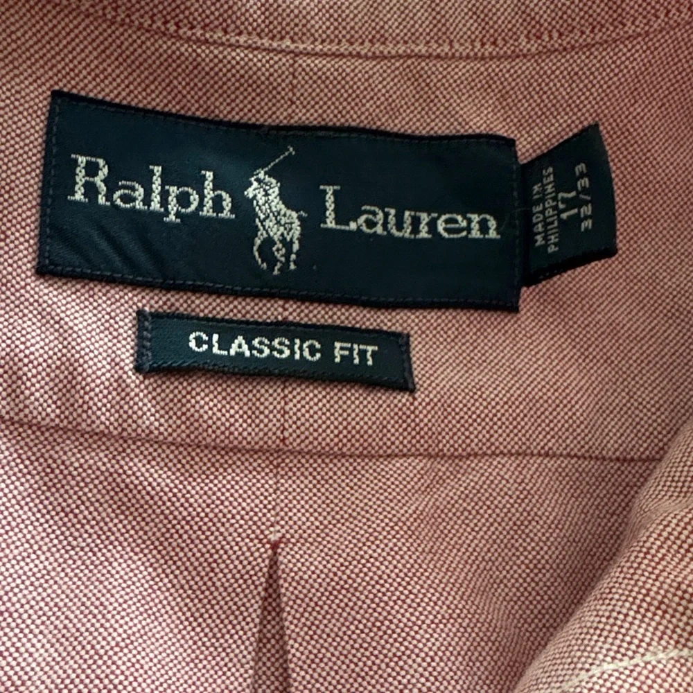 Ralph Lauren Men's Light Pink Casual Shirt Size XL Classic Fit Preppy Office - Picture 7 of 14